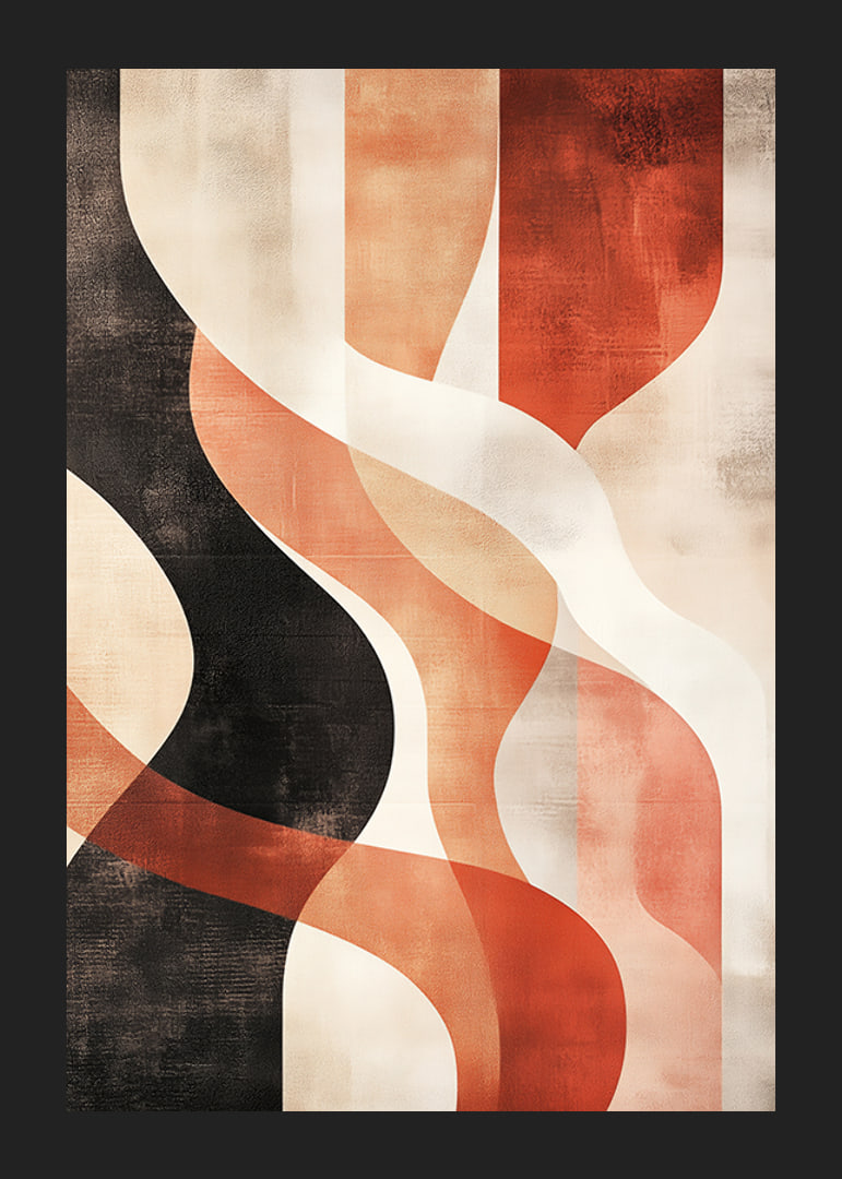Soft curves in warm shades intertwine timeless elegance-12