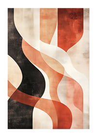Soft curves in warm shades intertwine timeless elegance-1