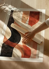 Soft curves in warm shades intertwine timeless elegance-8