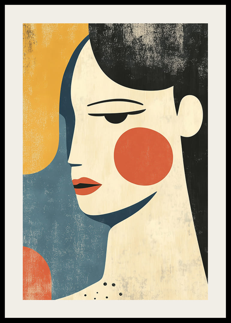 En stilren illustration som fångar elegansen i konstnärliga former-12