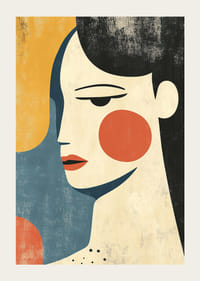 En stilren illustration som fångar elegansen i konstnärliga former-3