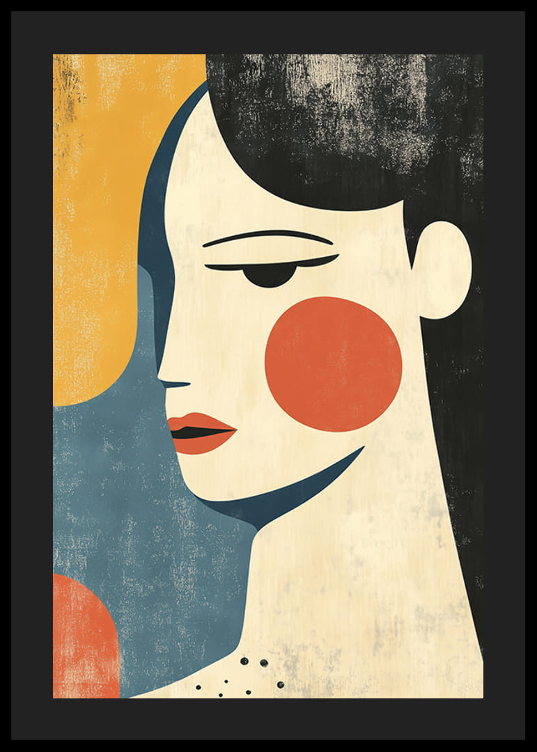 En stilren illustration som fångar elegansen i konstnärliga former-12