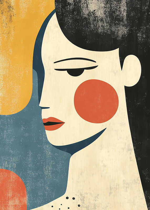 A stylish illustration that captures the elegance of artistic forms-12