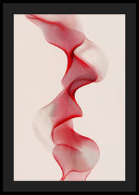 Mjuka röda och vita linjer skapar en flytande rörelse-4