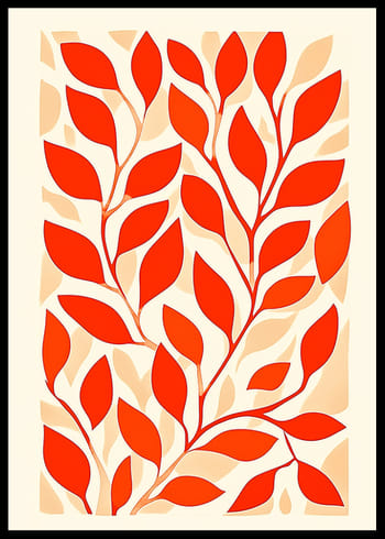 Poster Ruby Foliage