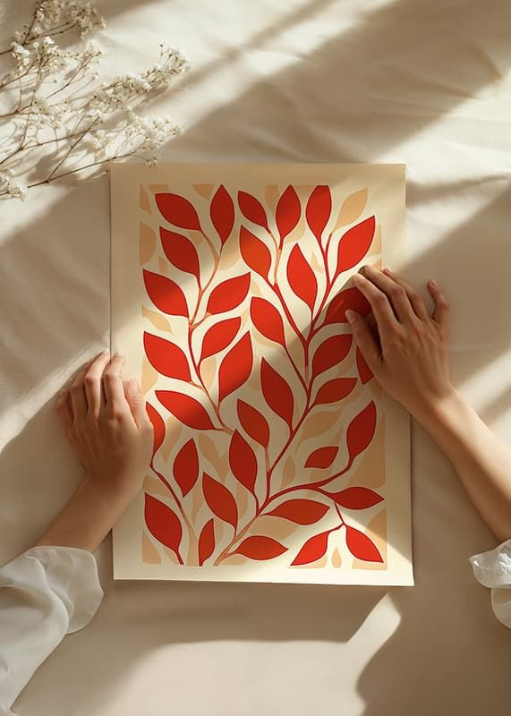 Poster Ruby Foliage crossfade