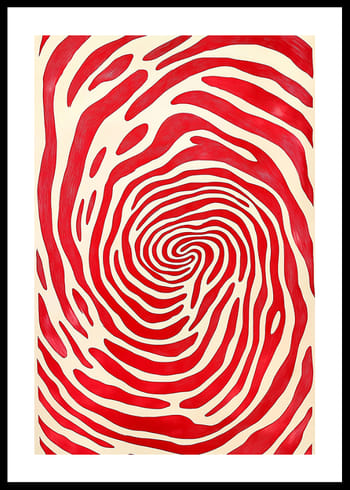 Poster Red Vortex
