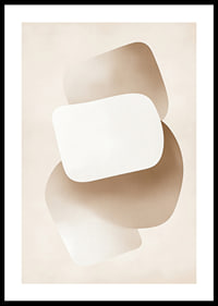 Soft shapes in earthy tones create a calm atmosphere-0