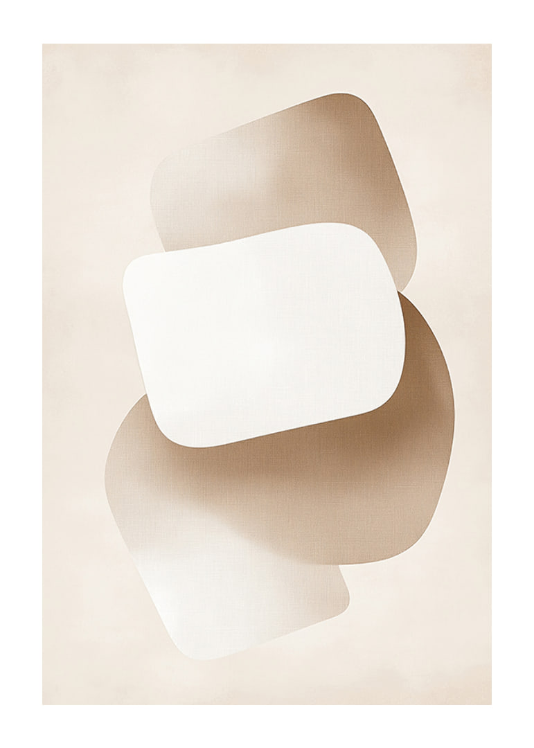 Soft shapes in earthy tones create a calm atmosphere-12