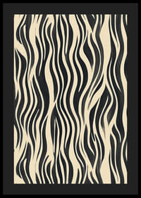 Czarne paski na kremowym tle tworzą odważną, egzotyczną atmosferę-4