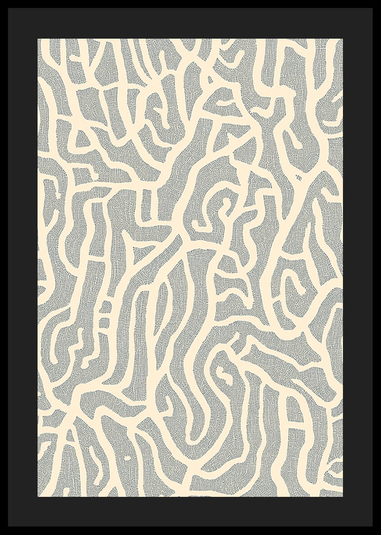 Ett harmoniskt nätverk av linjer skapar ett lugnt intryck-12