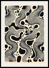 Black and white patterns create a hypnotic dance of dots and shapes-2