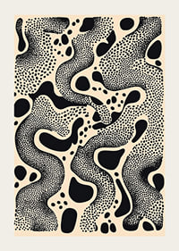 Black and white patterns create a hypnotic dance of dots and shapes-3