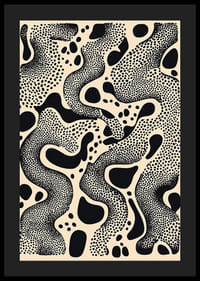 Modelele alb-negru creează un dans hipnotic de puncte și forme-4