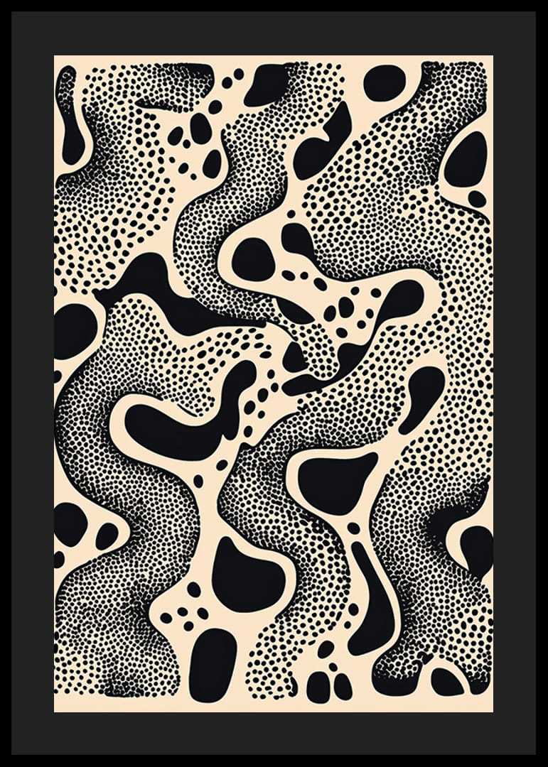 Modelele alb-negru creează un dans hipnotic de puncte și forme-12