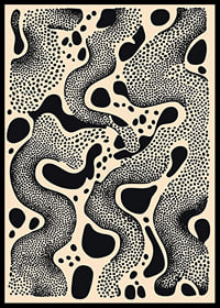 Black and white patterns create a hypnotic dance of dots and shapes-6