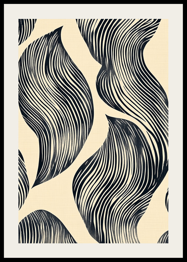 Las líneas orgánicas fluyen con gracia sobre un fondo apagado.-12