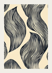 Las líneas orgánicas fluyen con gracia sobre un fondo apagado.-3