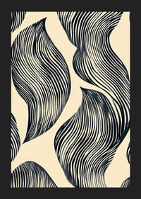 Las líneas orgánicas fluyen con gracia sobre un fondo apagado.-5