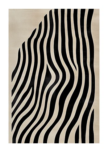 Poster Flowing Contrasts