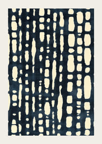 Svarte og hvite mønstre skaper en dynamisk, urban følelse-3