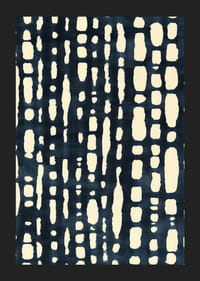 Svarte og hvite mønstre skaper en dynamisk, urban følelse-5