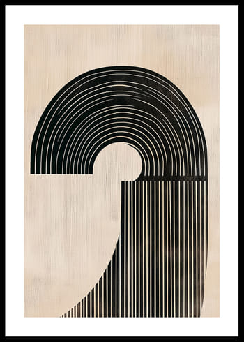 Plakat Curved Harmony