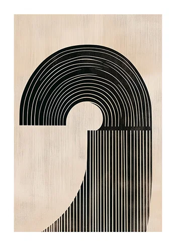 Poster Curved Harmony