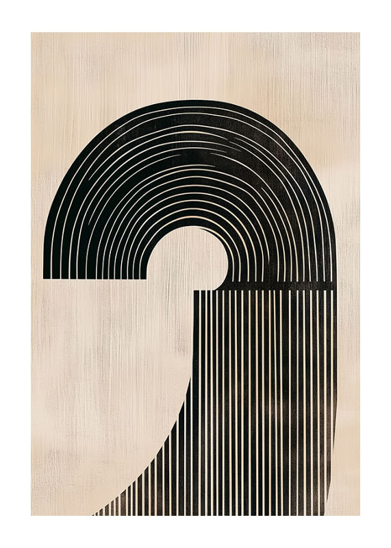 Plagát Curved Harmony