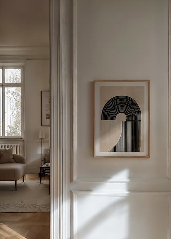 Póster Curved Harmony crossfade
