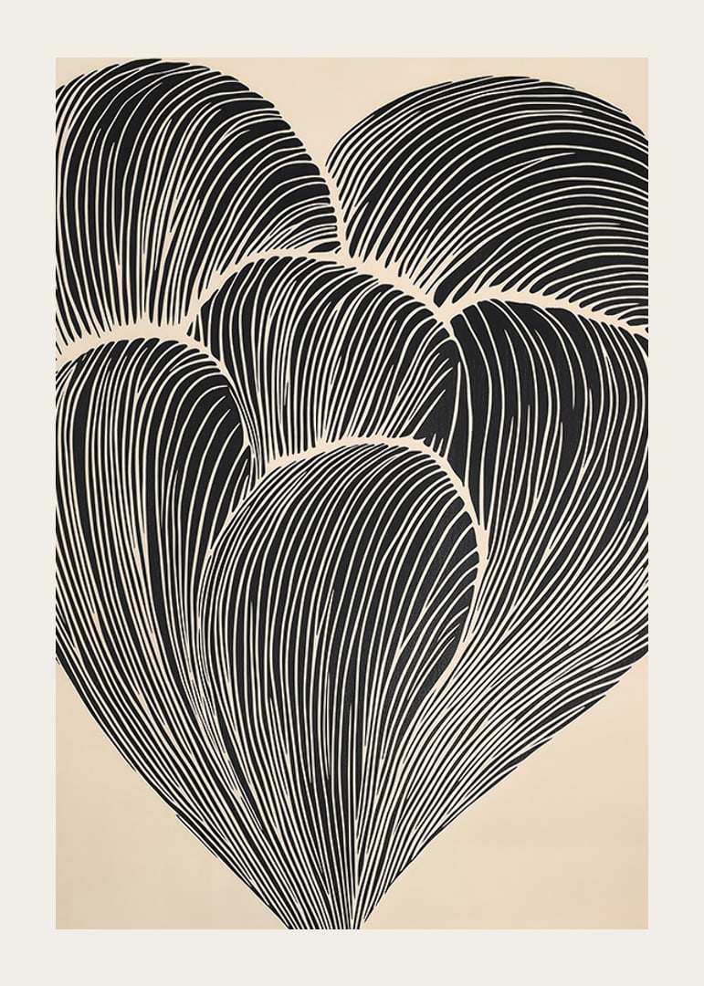 Organic lines sweep in elegant motion, creating heart-shaped patterns-12
