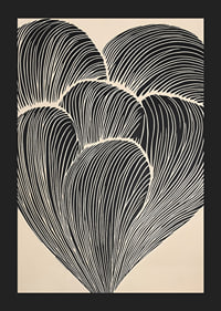 Organic lines sweep in elegant motion, creating heart-shaped patterns-5