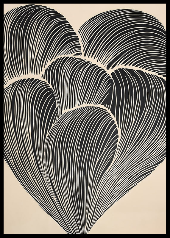 Organic lines sweep in elegant motion, creating heart-shaped patterns-12