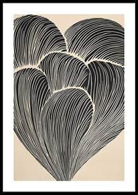 Organic lines sweep in elegant motion, creating heart-shaped patterns-0