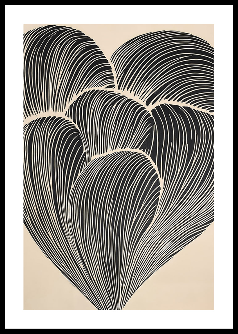 Organic lines sweep in elegant motion, creating heart-shaped patterns-12