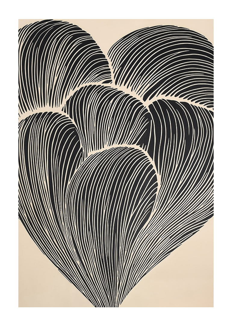 Organic lines sweep in elegant motion, creating heart-shaped patterns-12