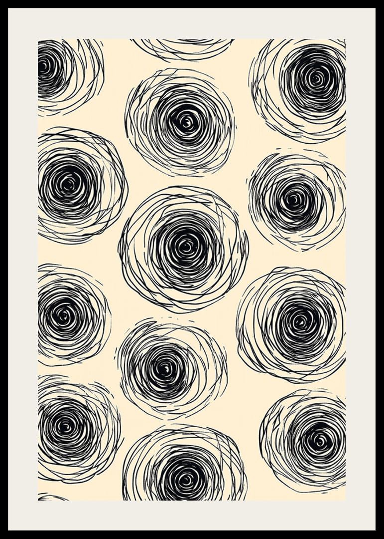 Stylowe okręgi w fascynującym tańcu wzorów i designu-12