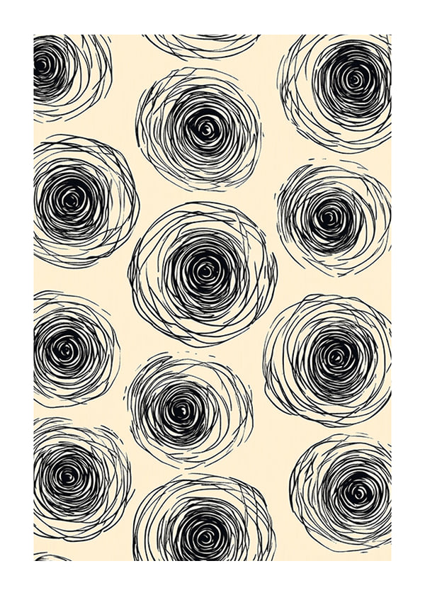 Póster Serene Spirals