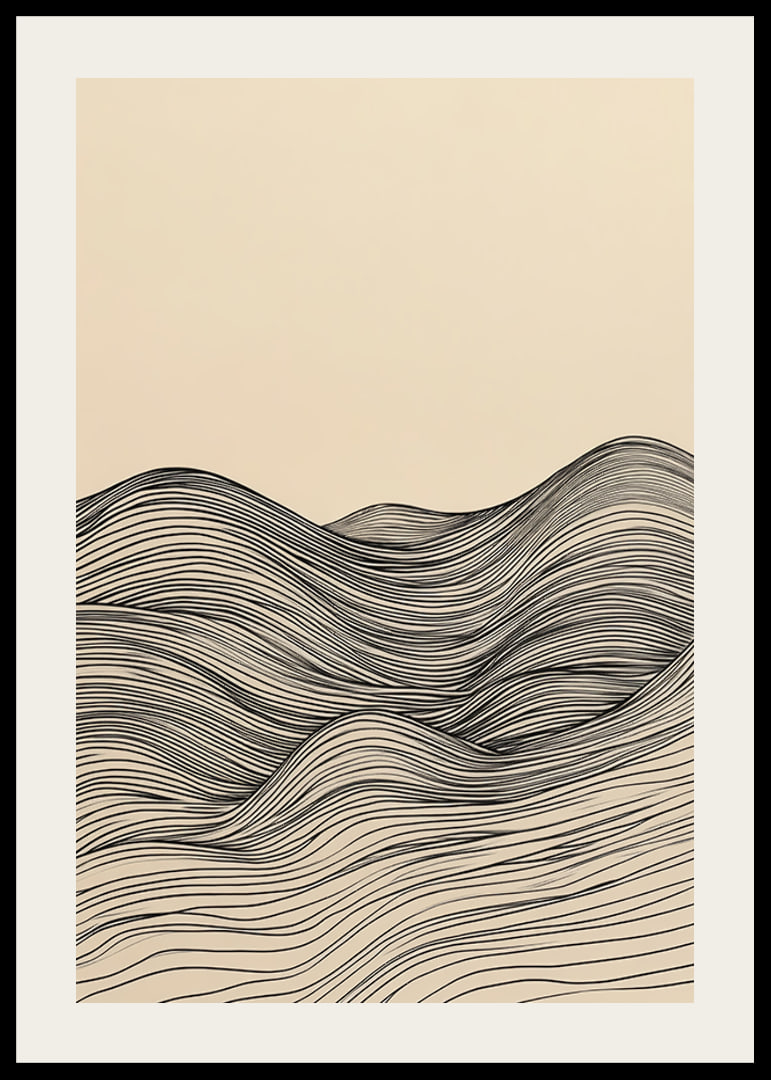 Elegant lines create a wavy and calming feel-12