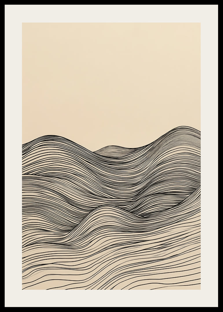 Elegant lines create a wavy and calming feel-12