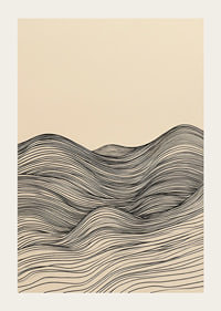 Elegant lines create a wavy and calming feel-3