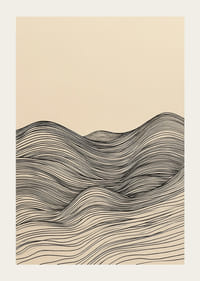 Elegant lines create a wavy and calming feel-3