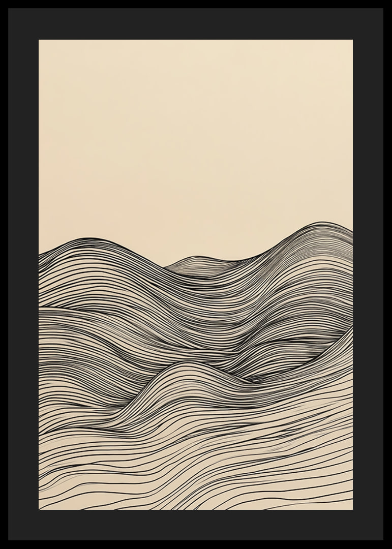 Elegant lines create a wavy and calming feel-12