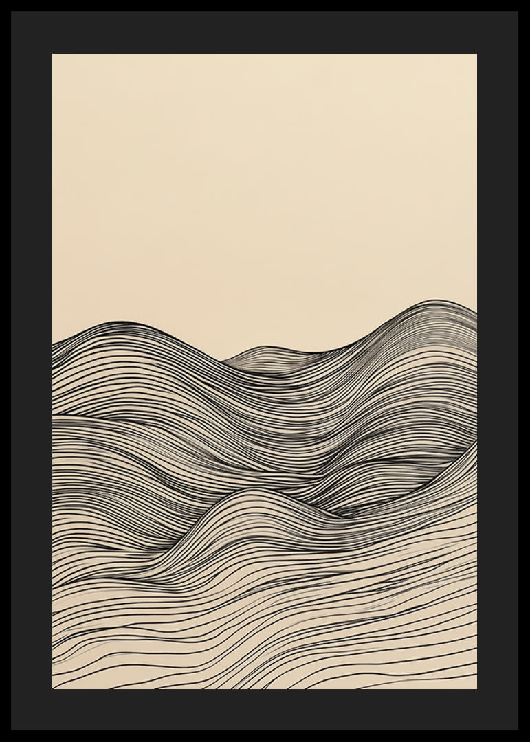 Elegant lines create a wavy and calming feel-12