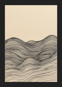 Elegant lines create a wavy and calming feel-5