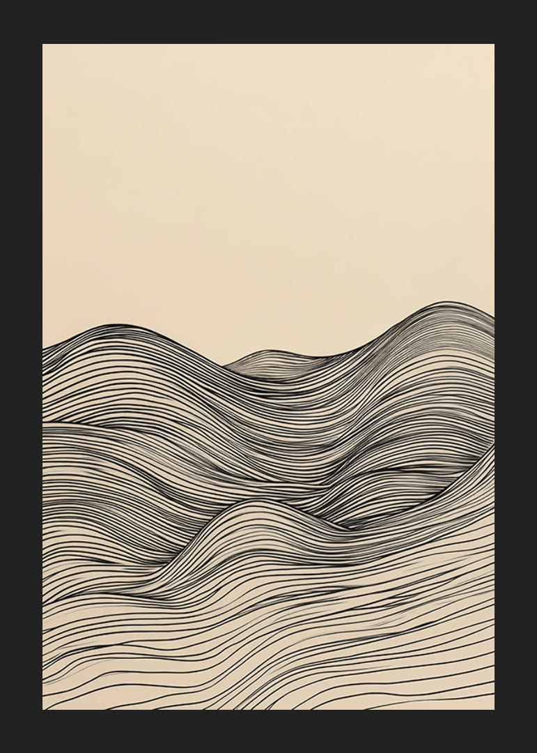 Elegant lines create a wavy and calming feel-12