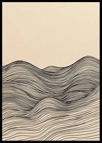Elegant lines create a wavy and calming feel-6