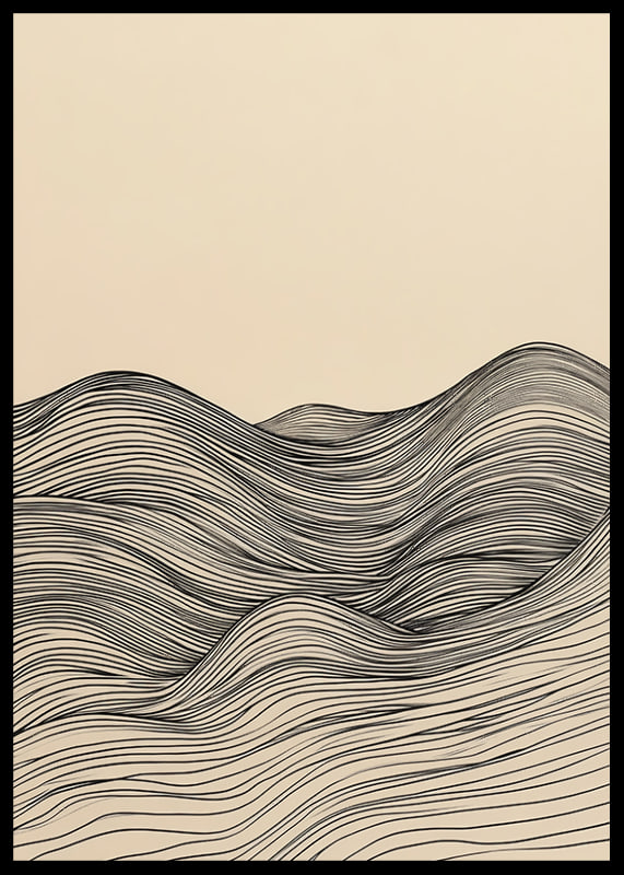 Elegant lines create a wavy and calming feel-12