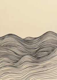 Elegant lines create a wavy and calming feel-7