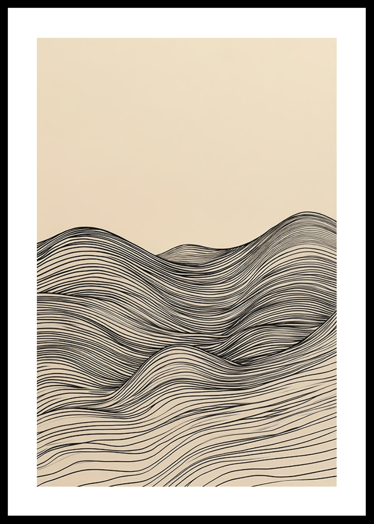 Elegant lines create a wavy and calming feel-12